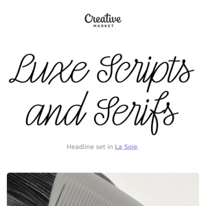 🥂Luxe scripts & serifs for instant elegance