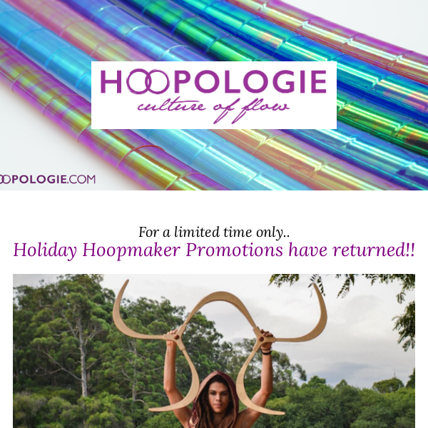 Holiday Hoopmaker Promotions are HERE - Limited Time Only!! ⭕🎁