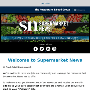 Welcome to Supermarket News