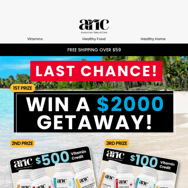 Ends Tonight! ⌛ Your $2,000 Getaway Awaits!