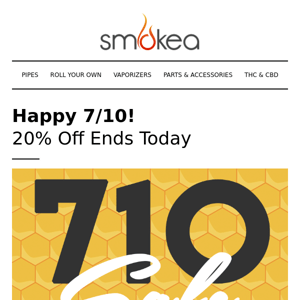 Less than 12 Hours Remain - 20% Off Dab Rigs, Vapes & More