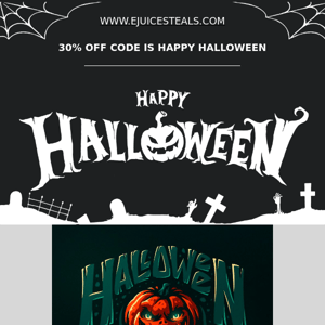 Happy Halloween 30% OFF All  Products