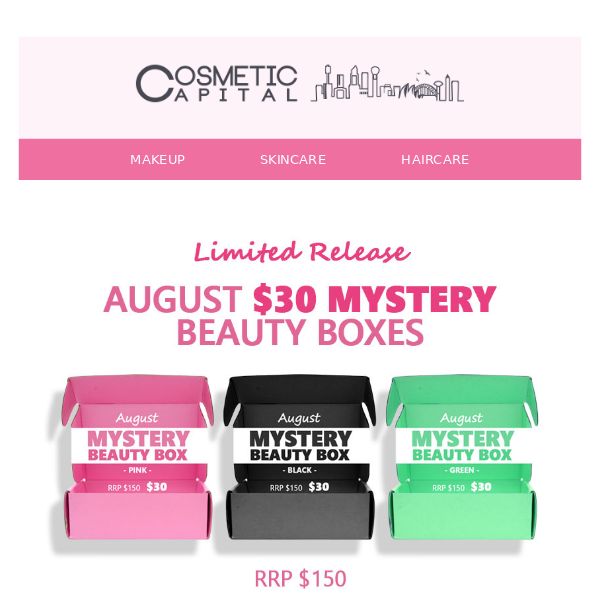 New Mystery Beauty Boxes are Live! 🎉