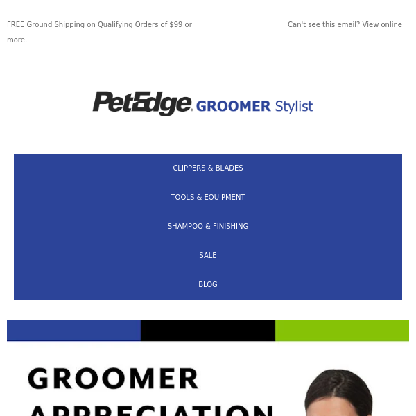 Groomer Appreciation Month Starts Now! Giveaway + Sales