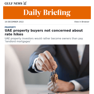 UAE property buyers not concerned about rate hikes