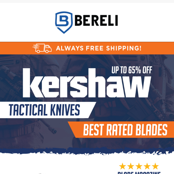 🔪 #1 Rated Kershaw Tactical Knives, Up To 65% Off
