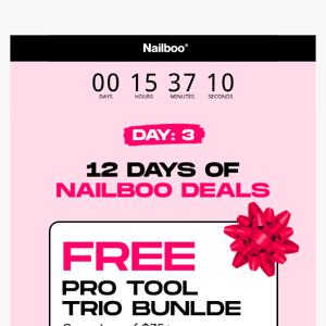 On the 3rd day of Nailboo Deals... 👀