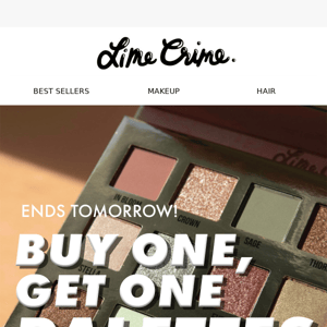 ON NOW: Buy 1, Get 1 Palettes 💜