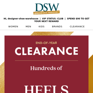 JUST DROPPED: NEW CLEARANCE STYLES!