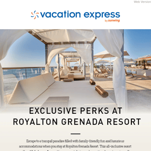 Don't Miss Out🤩 Up to $300 Off Your Trip to Royalton Grenada Resort