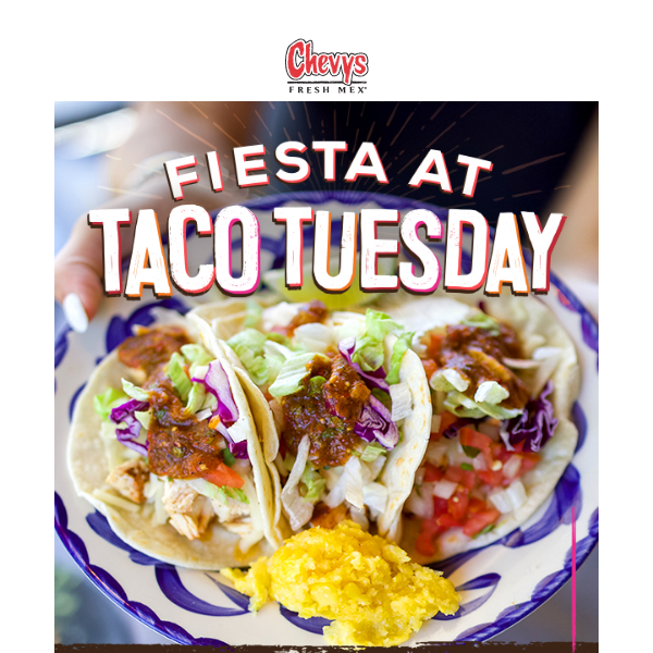 Salsa Over to $3 Taco Tuesday! 🌮