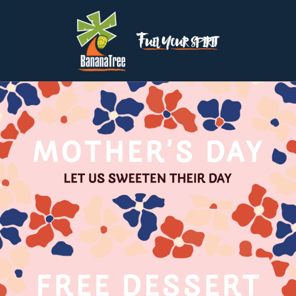 Celebrate Mother's Day with a free pudding!