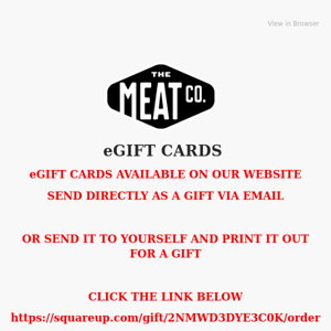 eGIFT CARDS