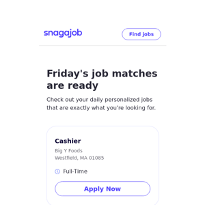 Personalized job matches for May 12, 2023