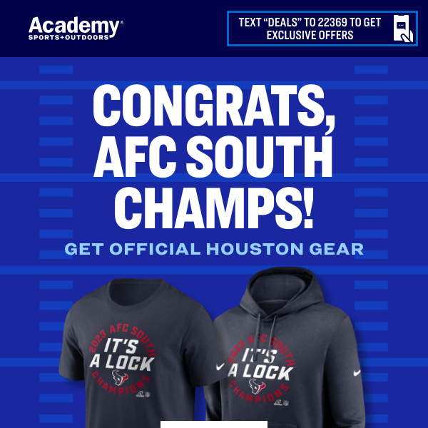 🏈 Get Houston Gear for This Weekend! 