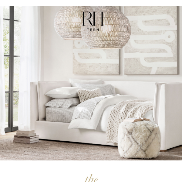 Modern Comfort. The Sloane Daybed & Grier Bedroom Collection.