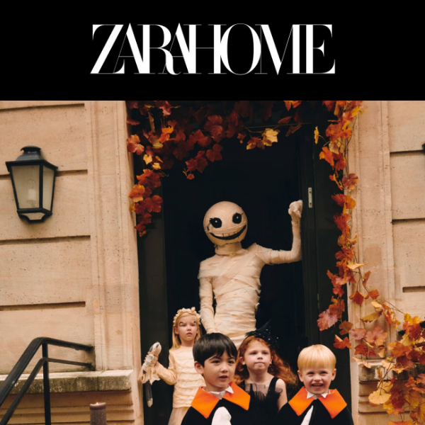 Discover the New Kids Halloween Collection at ZARA HOME 🎃