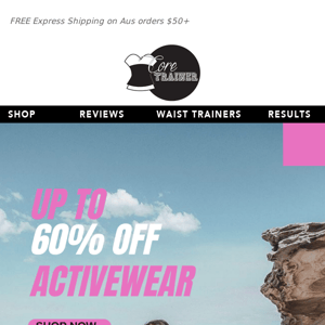 💪 UP TO 60% OFF ACTIVEWEAR SALE 💪