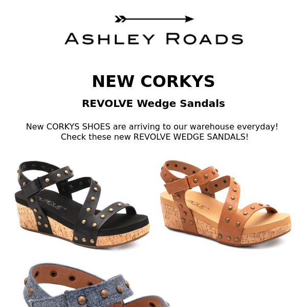 ✨ NEW CORKYS REVOLVE WEDGE SANDALS