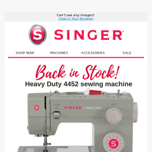 RESTOCKED and Ready for Your Sewing Space