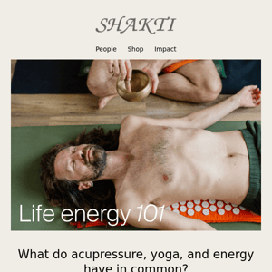 Yoga, acupressure, and energy