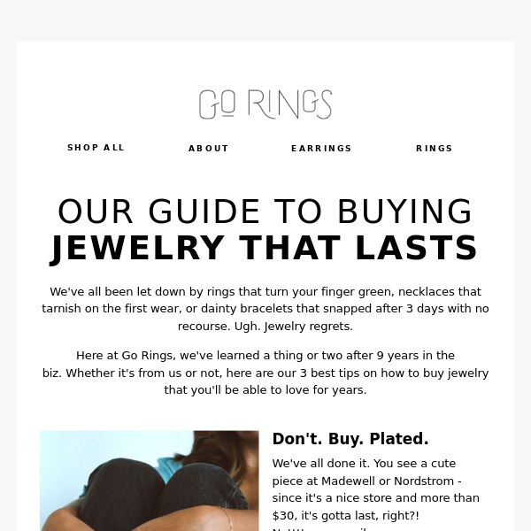 💫 3 Tips for Buying Jewelry that Lasts