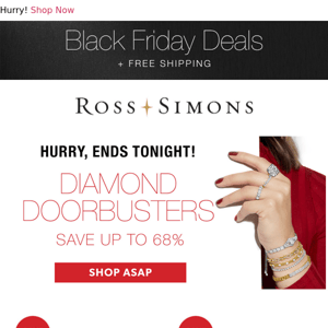 Doorbusters end TONIGHT! Save up to 68% NOW.