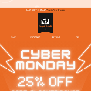 Last Call For Cyber Monday!