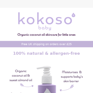 Our allergen-free, 100% natural fragrance 🥥