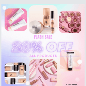 Save On Skincare... All 20% OFF💆‍♀️