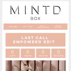 Last Chance | Empowerd Edit + 25% OFF Selected Lines *