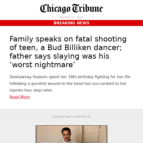 Family speaks on fatal shooting of teen, a Bud Billiken dancer