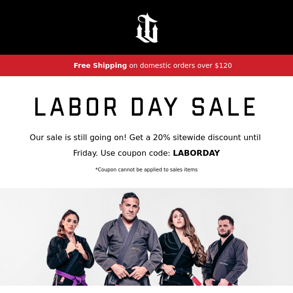 Labor Day Sale Continues!