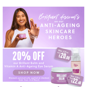 20% OFF Anti-Ageing Heroes