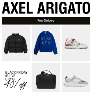 AXEL ARIGATO, Black Friday Is Live - AXEL ARIGATO