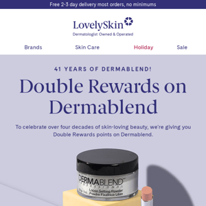 Celebrate Dermablend’s Anniversary with Double Rewards!