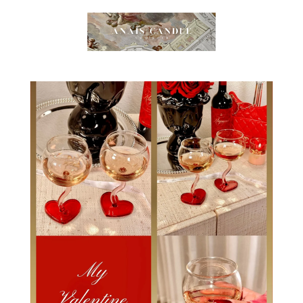 NEW: “My Valentine” Wine Glass Cups 💫