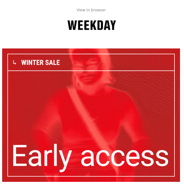 Early access activated | Up to 50% off