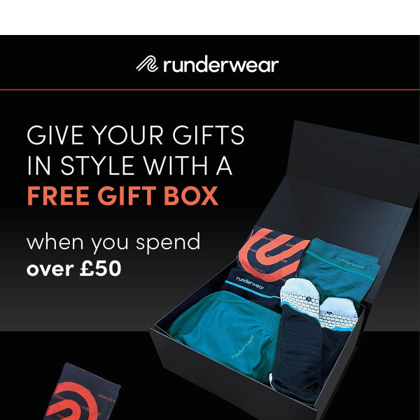 Up to 50% off & the perfect runners gift box