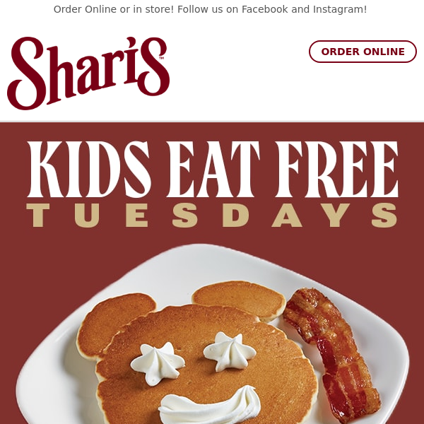Treat your little ones this Tuesday! 🥞