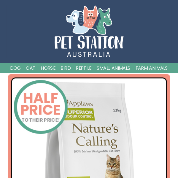 Applaws Cat Litter 2.7kg $15 EACH! + Dog & Cat Food Range! - Pet Station