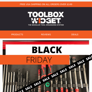 Black Friday Specials at Toolbox Widget