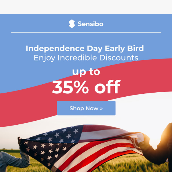 Don't Wait! Sensibo's Early Independence Sale: Grab Your Savings Now! 🇺🇸