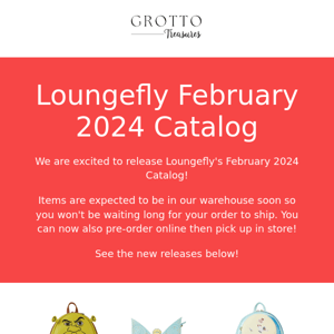 Loungefly February 2024 Catalog is now available!