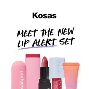 All the Kosas lip favs in one place 👄