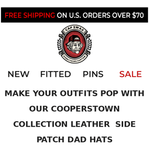 Show Off Your MBL⚾ Love With Our Leather Cooperstown Dad Hats!!