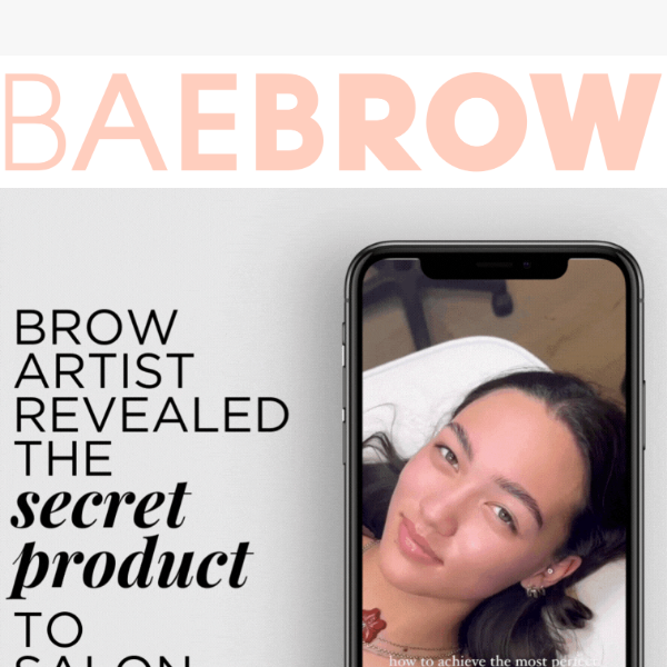 Brow Salons Only Trust This Product 👀