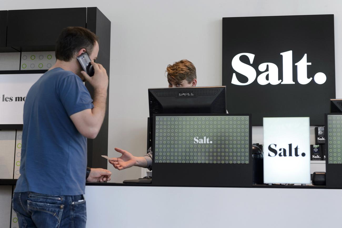 Salt a gagné 40.000 clients privés et d'entreprises dans la téléphonie mobile  au troisième trimestre.