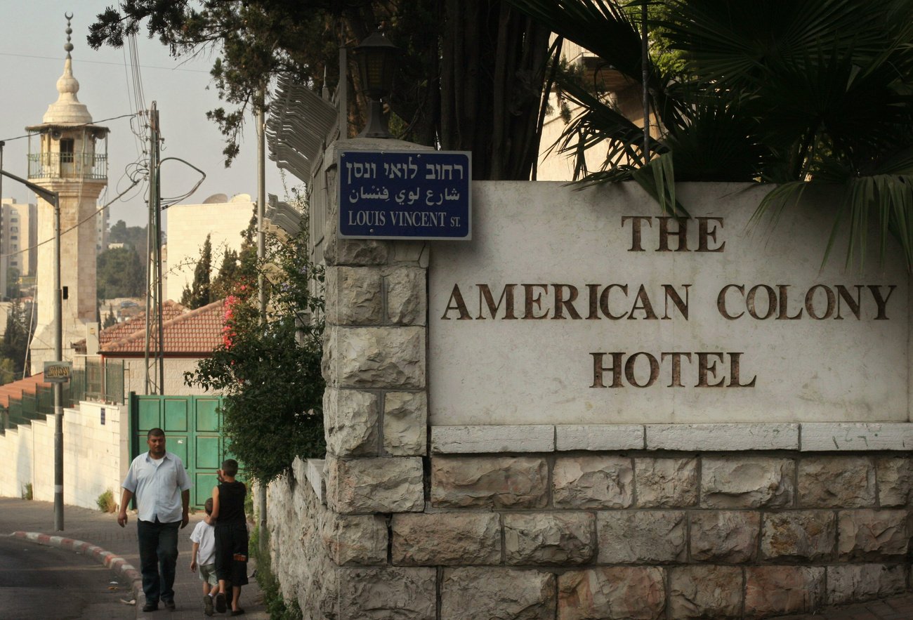 Depuis le début du conflit dans la bande de Gaza, l’American Colony Hotel, situé à Jerusalem-Est, n’accueille plus de touristes.