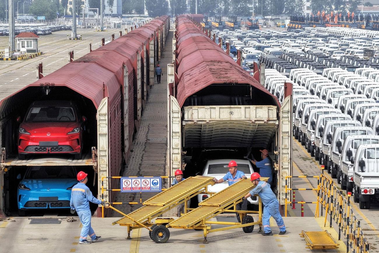 La Chine a exporté plus d'un million de voitures sur le seul mois de juin.